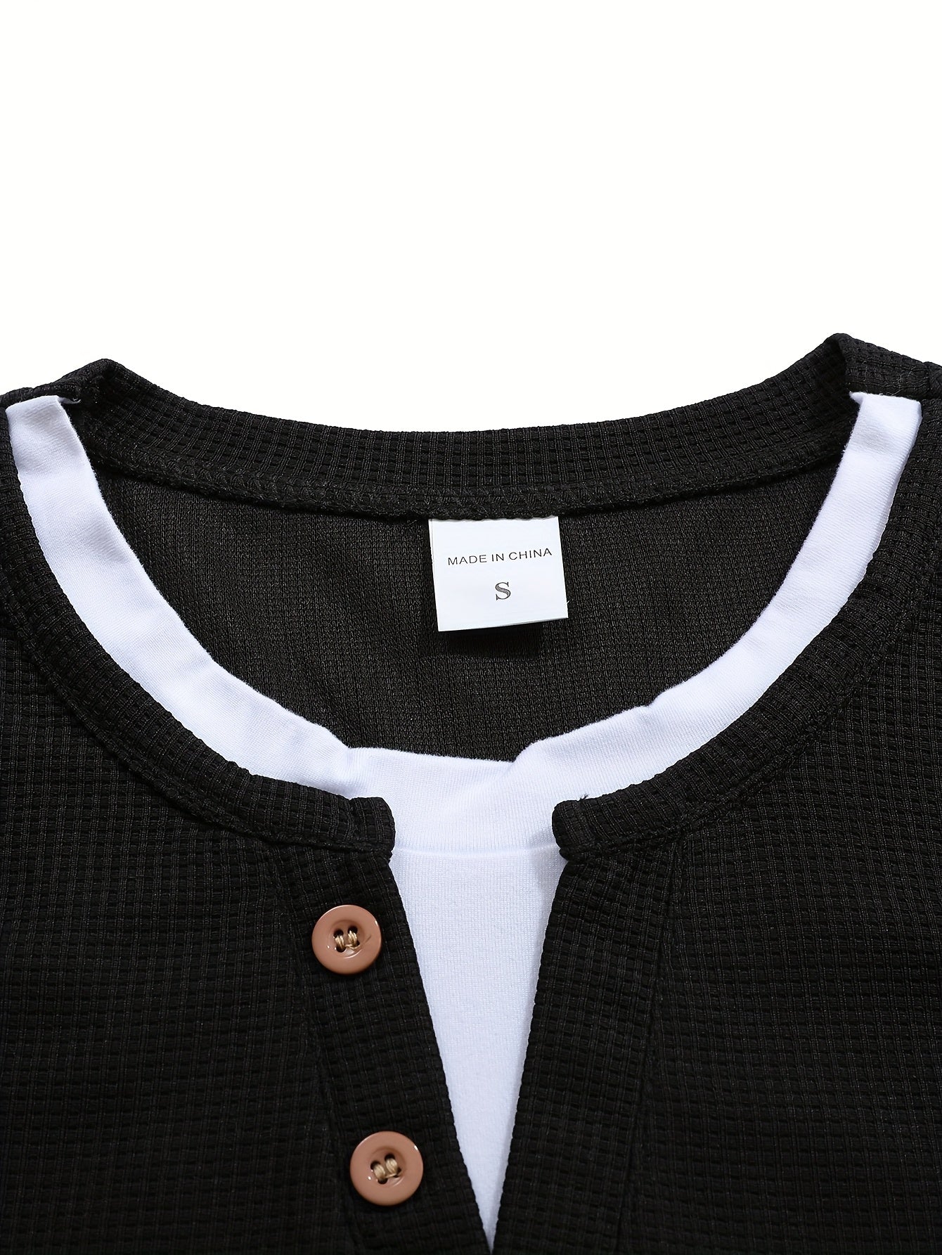 Isiah | Long-sleeved polo shirt with buttons and pocket - Image 5