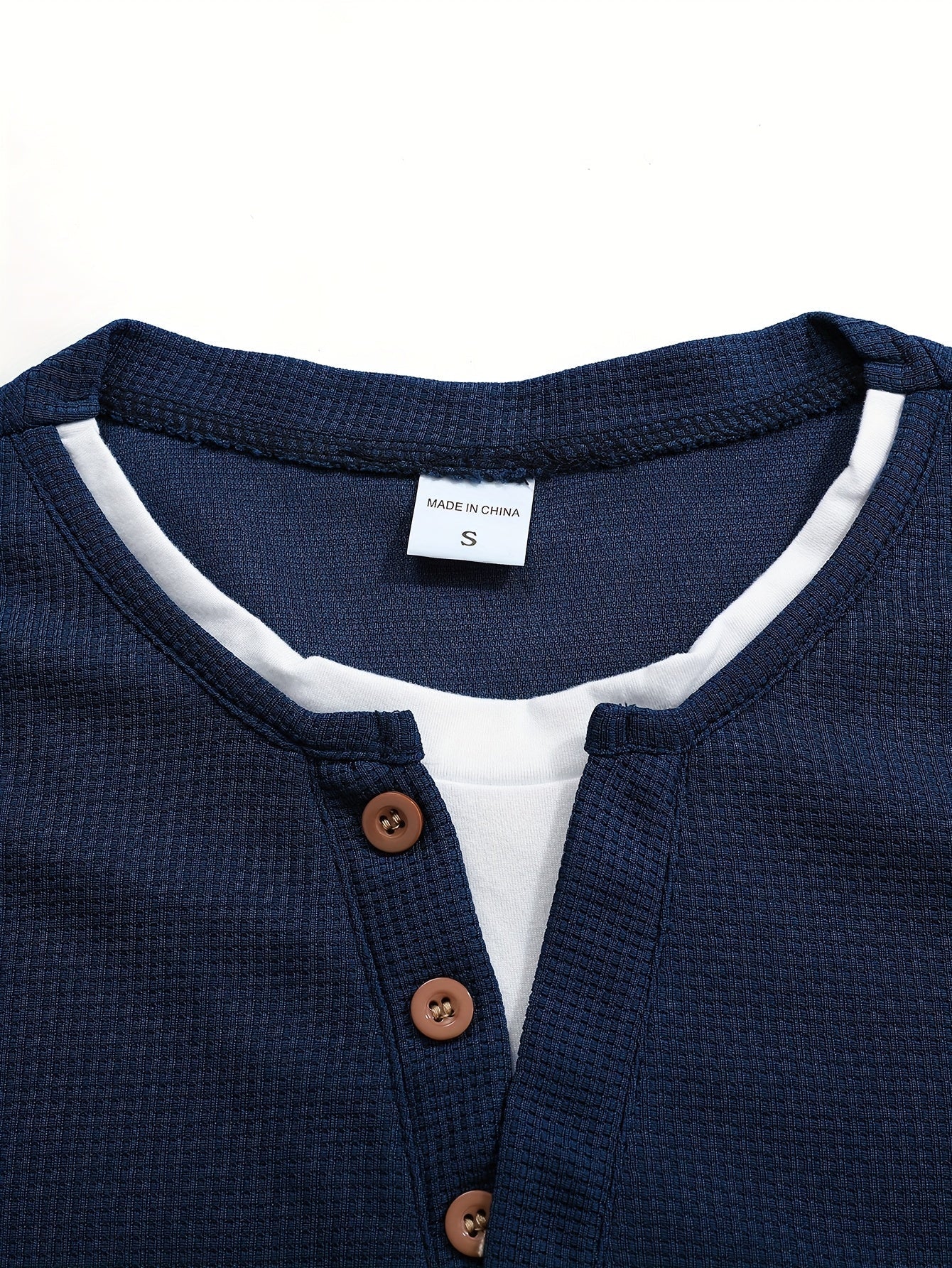 Isiah | Long-sleeved polo shirt with buttons and pocket - Image 6