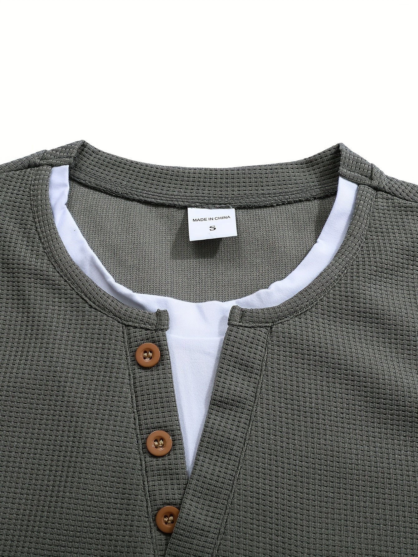 Isiah | Long-sleeved polo shirt with buttons and pocket - Image 7