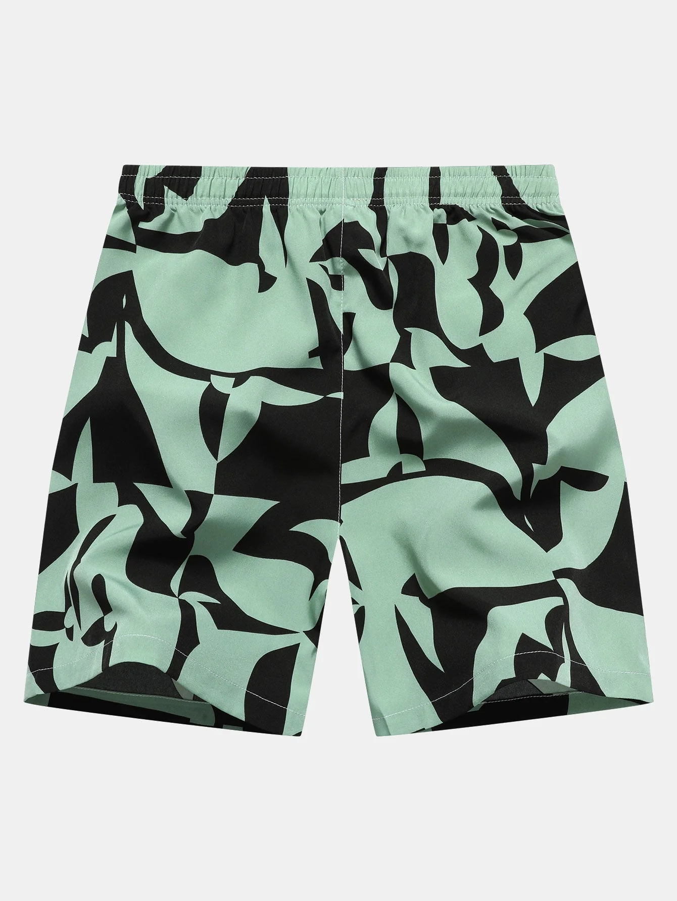 Isidore | Color Block Print Zipper Pocket Shorts - Image 6