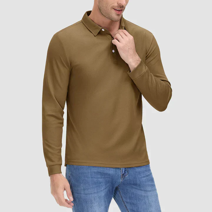 Isidoro® | Blue Golf Shirt For Men - Image 12