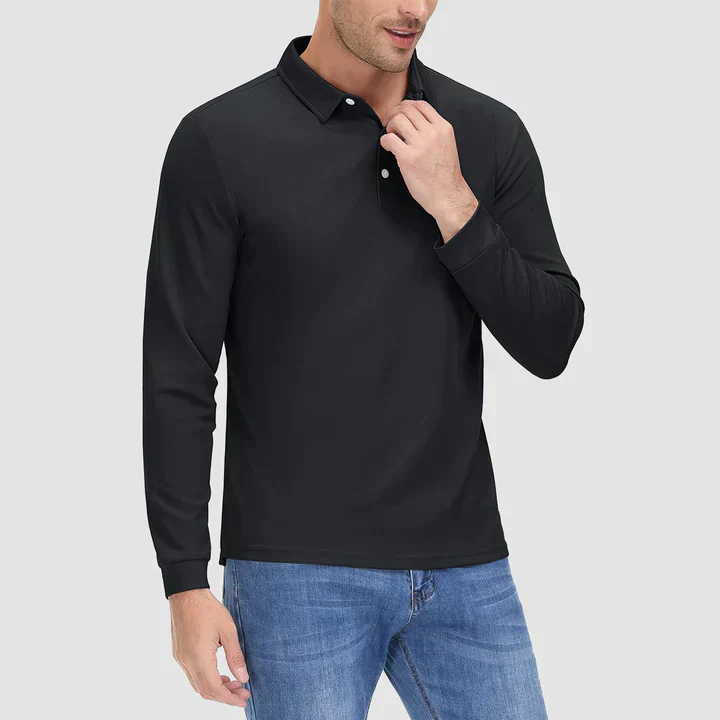 Isidoro® | Blue Golf Shirt For Men - Image 7
