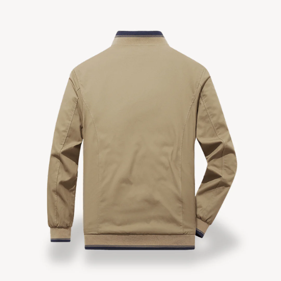 IsidoroĀ® | Menās Bomber Jacket with Zip Pockets - Image 2