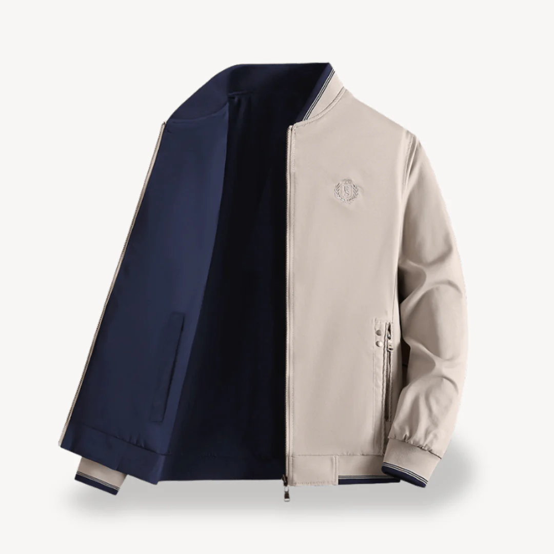 IsidoroĀ® | Menās Bomber Jacket with Zip Pockets - Image 8
