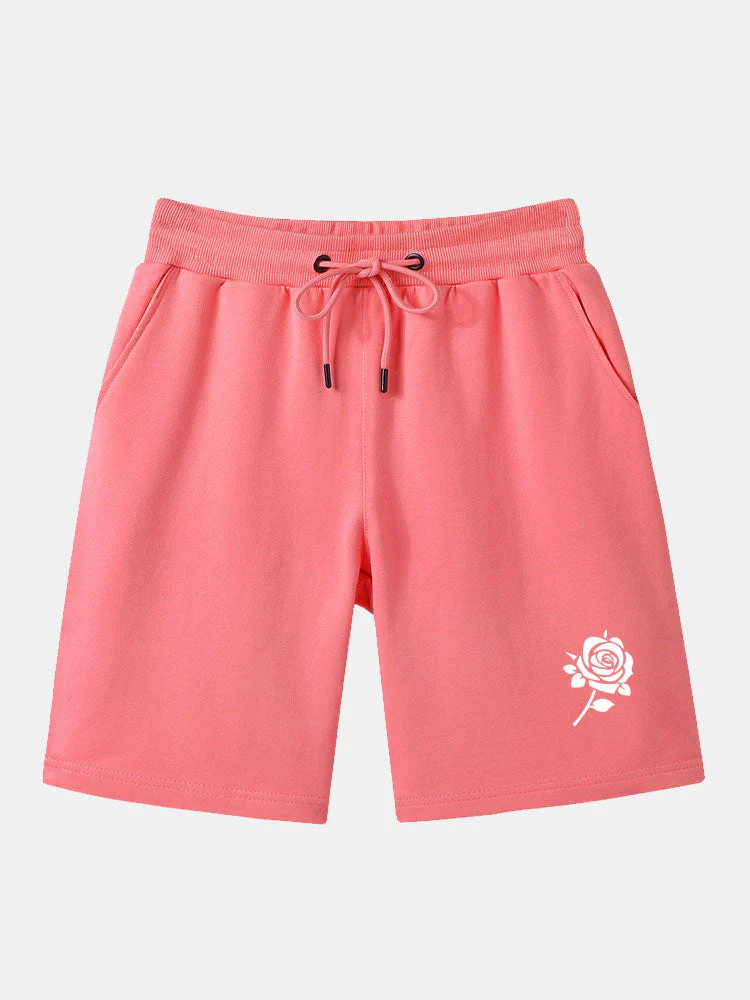 Isidoro® | Rose Print Mid Length Shorts - Image 7