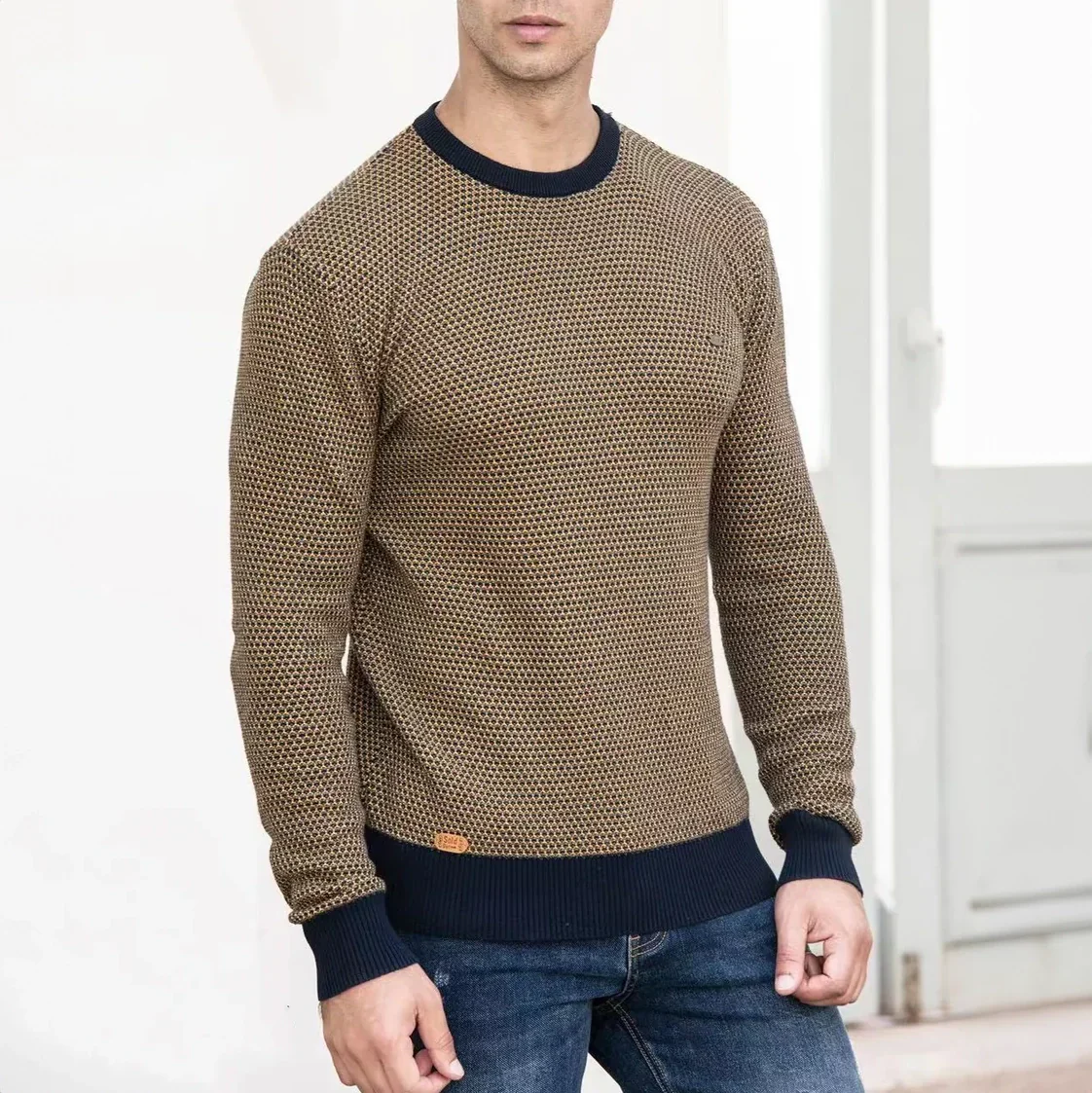 Ismael® | Sweater With Geometric Pattern - Image 2