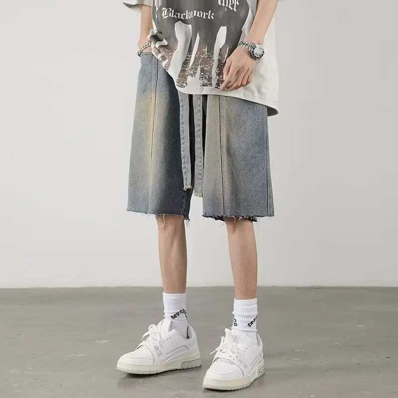 Ismael® | Urban Sonic Fringe Denim Shorts - Image 2
