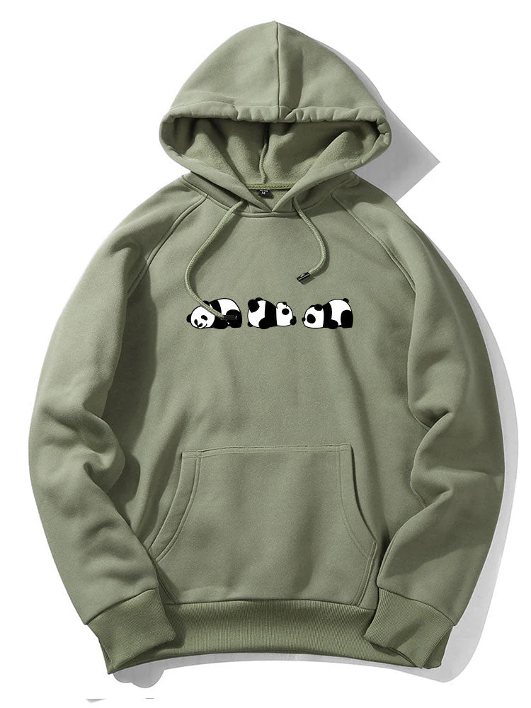 Ismael | Rolling Panda Print Hoodie - Image 2