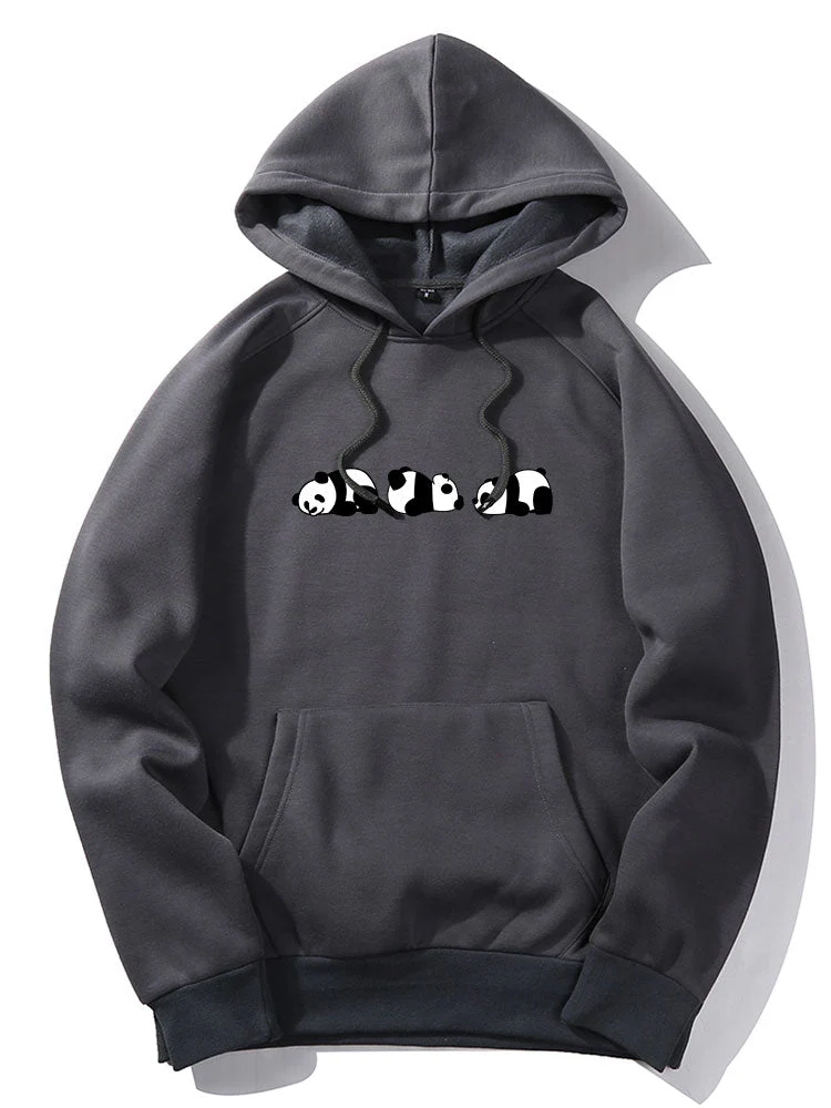 Ismael | Rolling Panda Print Hoodie - Image 4