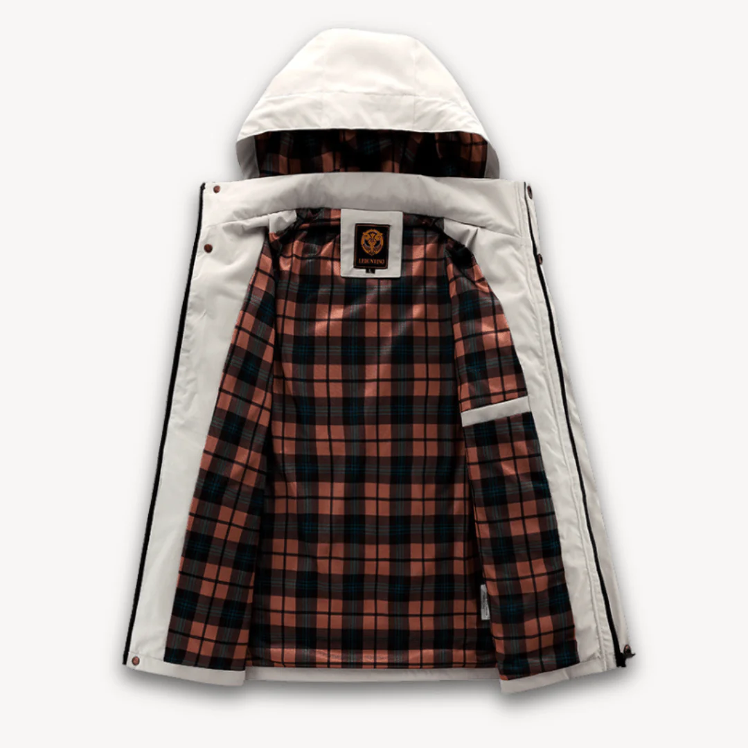 Israel® | Men’s Winter Jacket with Checked Lining - Image 3