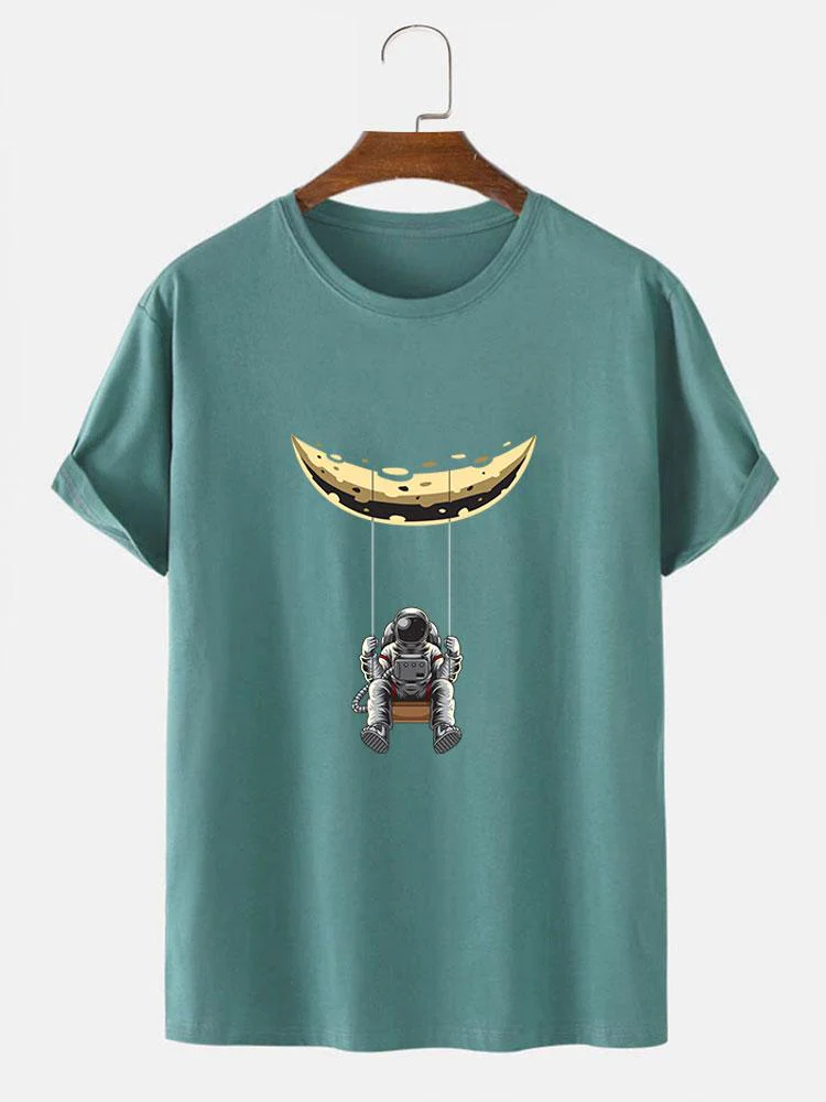 Israel® | Swing Astronaut Print T-Shirt - Image 3