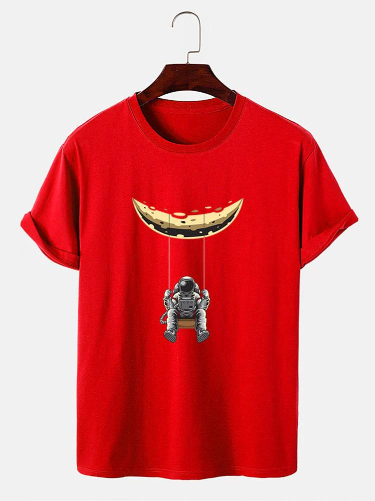Israel® | Swing Astronaut Print T-Shirt - Image 6