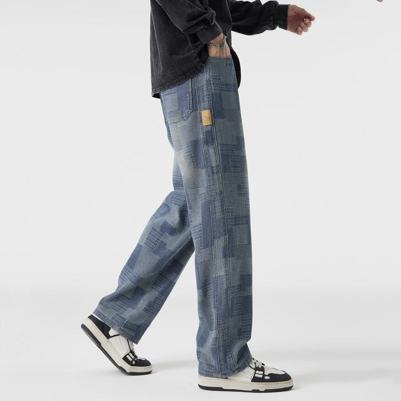 Iván® | Patchwork Denim Joggers - Image 3