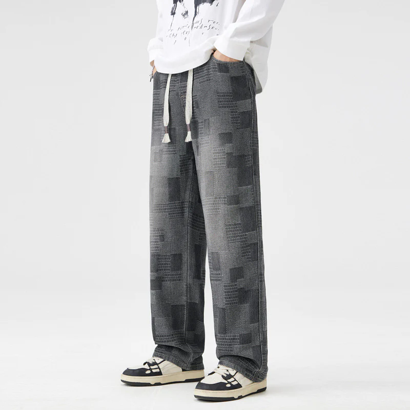 Iván® | Patchwork Denim Joggers - Image 5