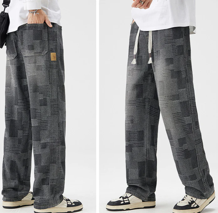 Iván® | Patchwork Denim Joggers - Image 7