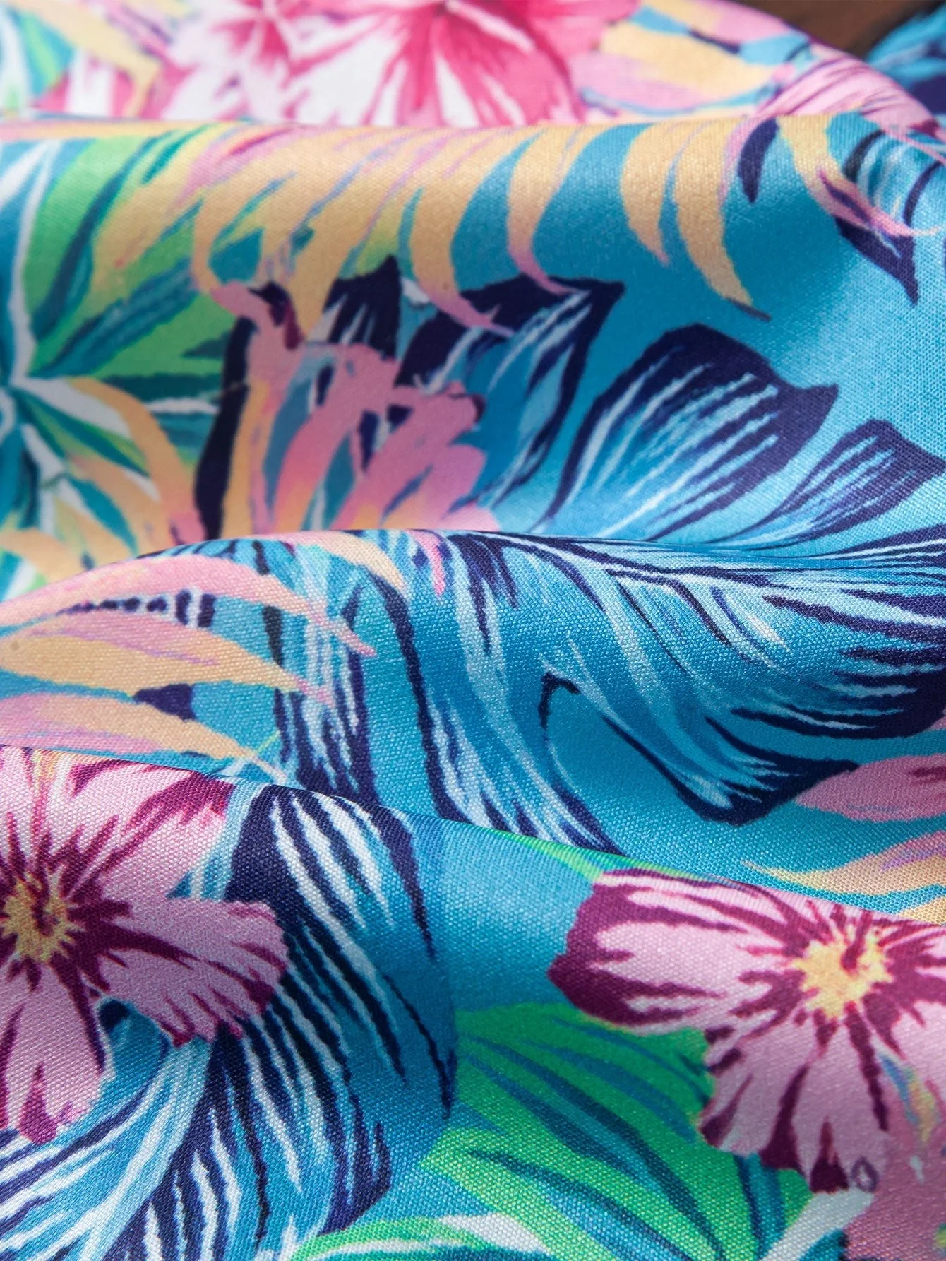 Iván® | Tropical Plants And Orangutan Print Button Up Shirt - Image 5