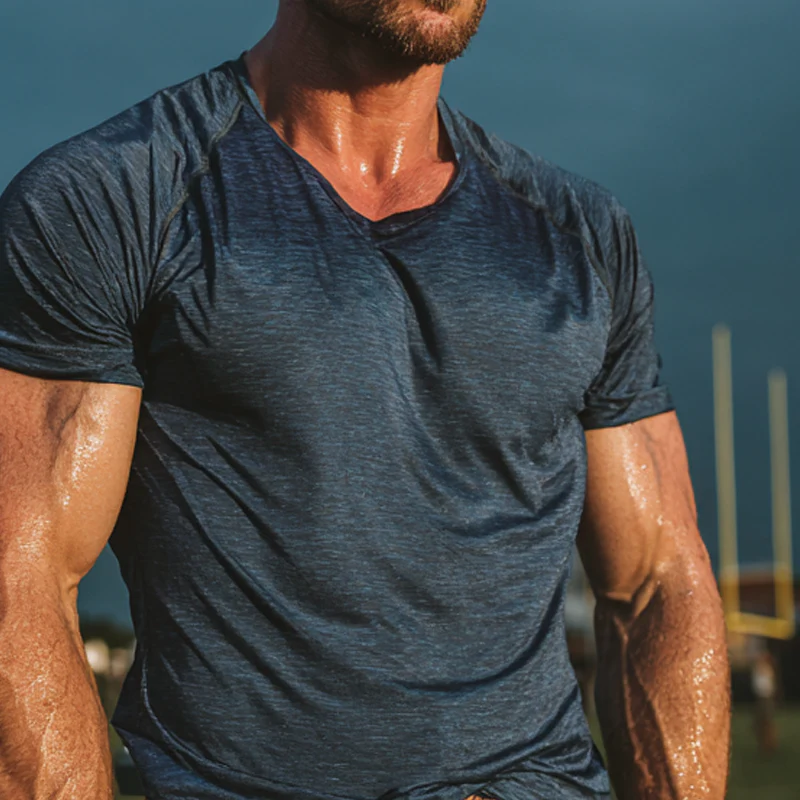 Ivan | Men'S Sports Round Neck Short Sleeve T-Shirt - Image 4