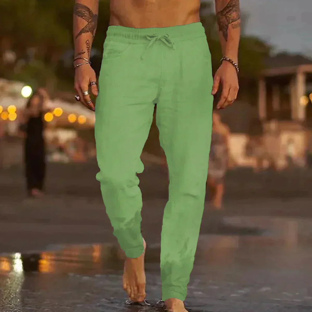 Ives® | Casual Linen Trousers For Men - Image 2