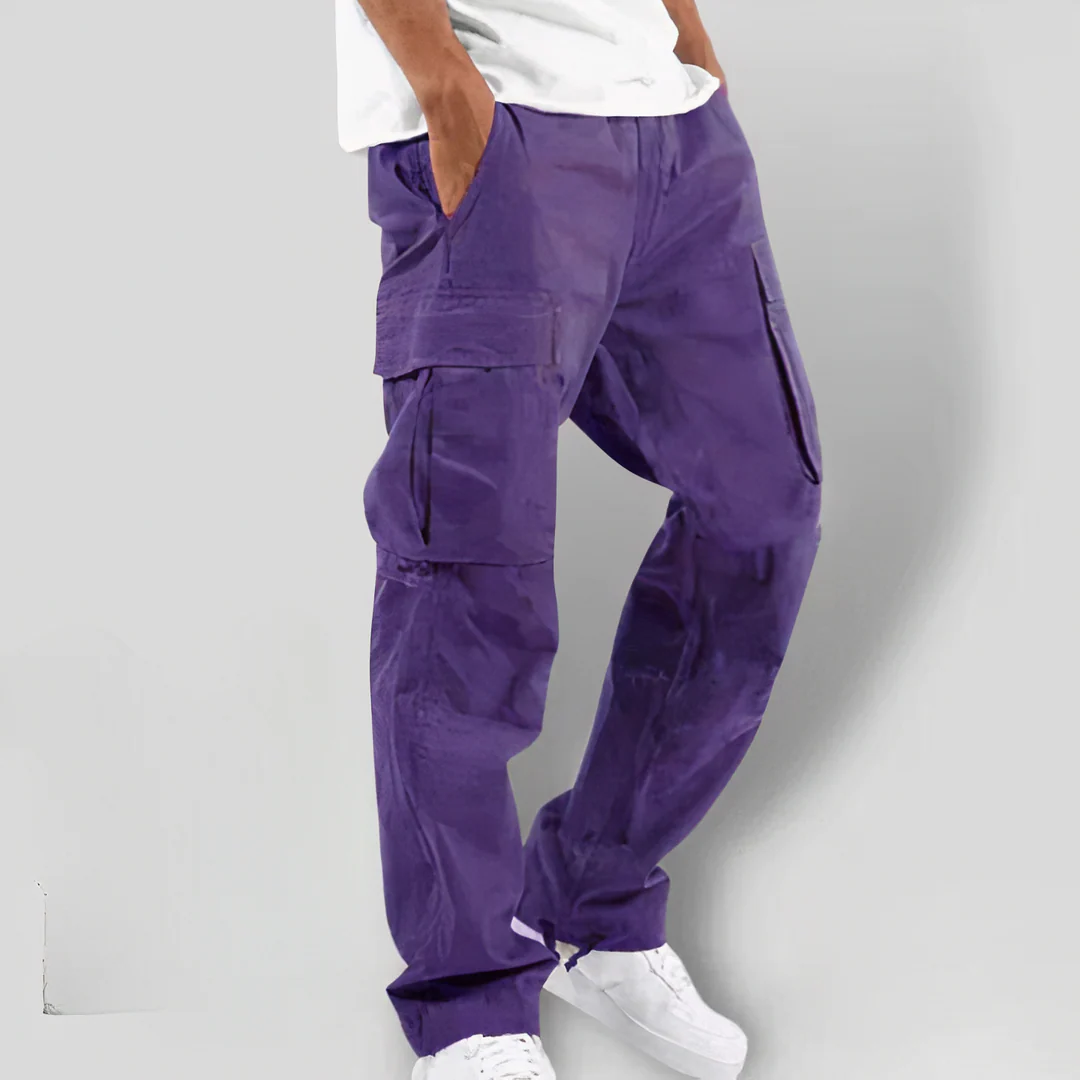 Ivo® | Colorful Men'S Cargo Pants Dark Gray - Image 4
