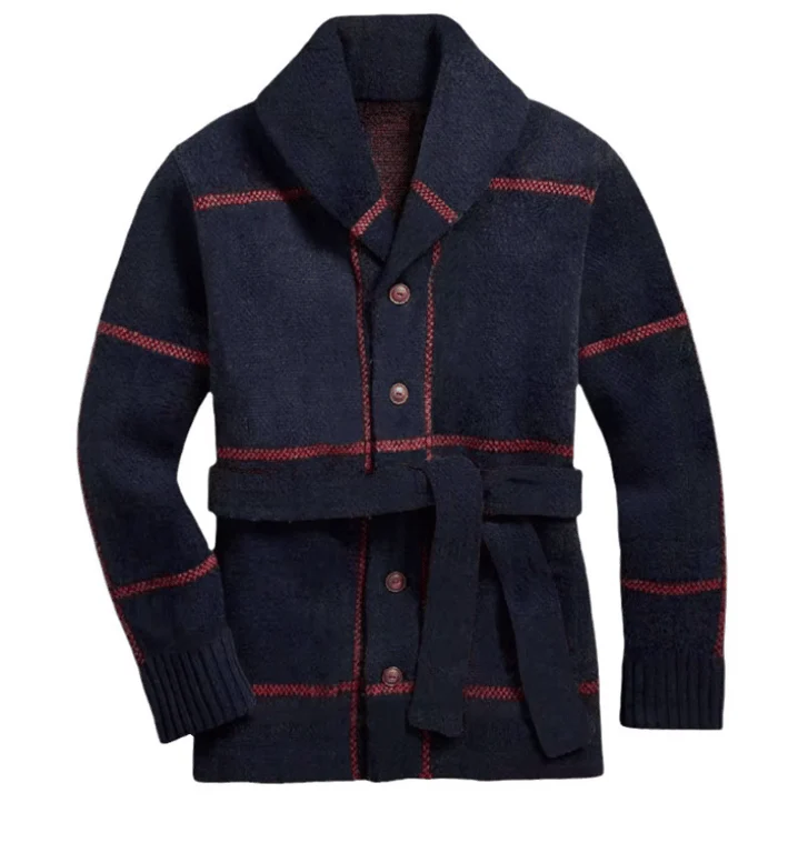 Ivo® | Luxury Knitted Sweater Coat With Belt - Image 5