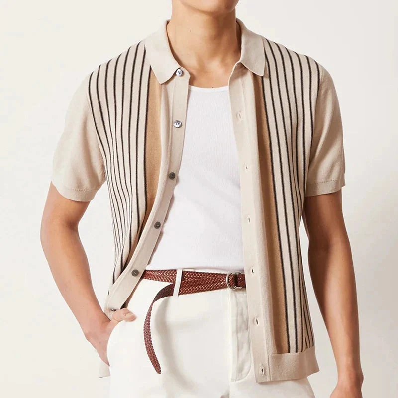 Jabez | Polo shirt with buttons - Image 2