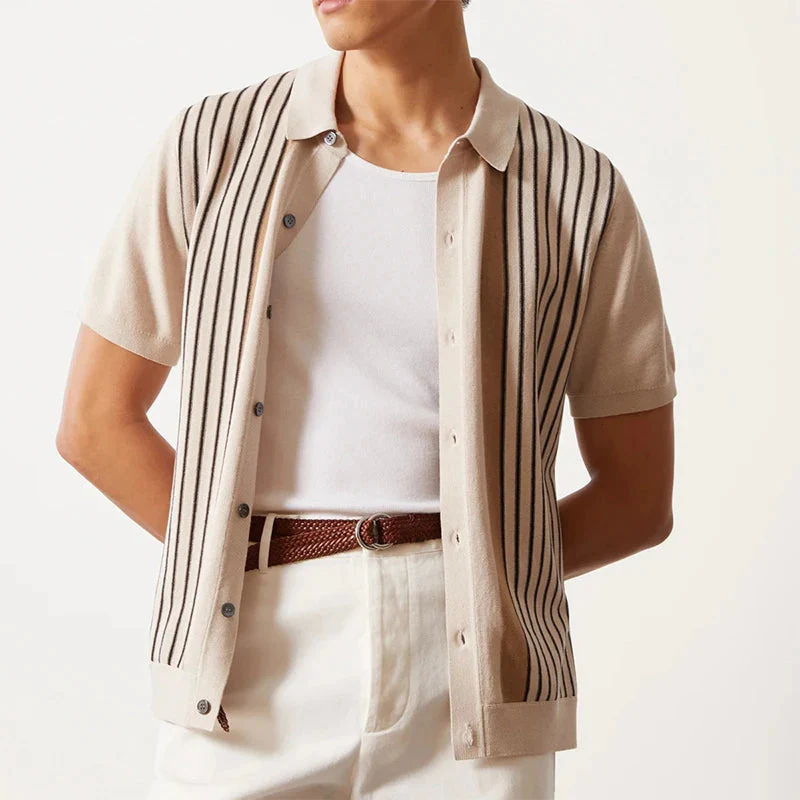 Jabez | Polo shirt with buttons - Image 3
