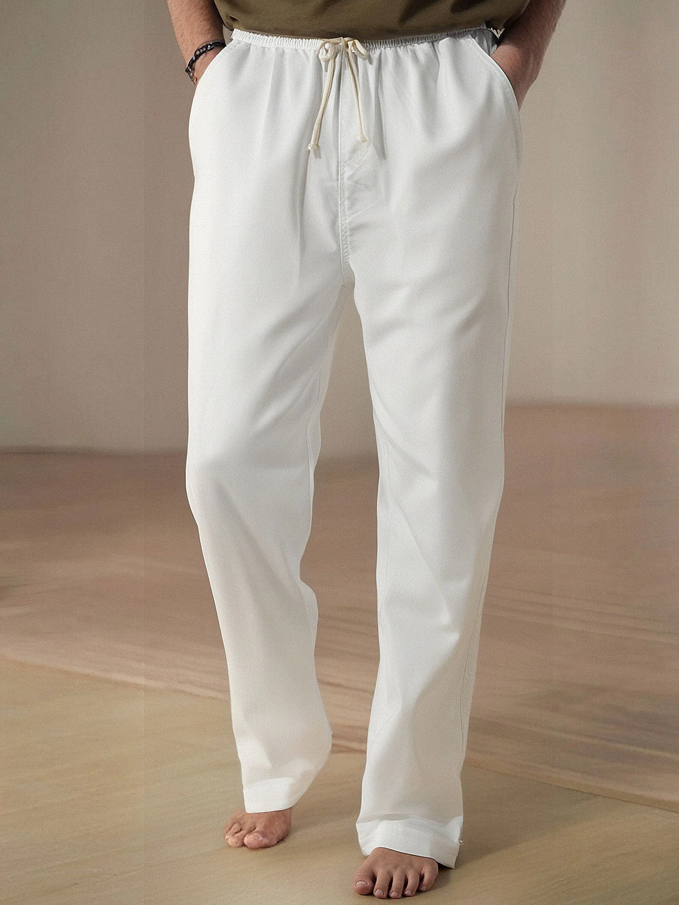 Jacinto® | Straight Leg Linen Pants - Image 3