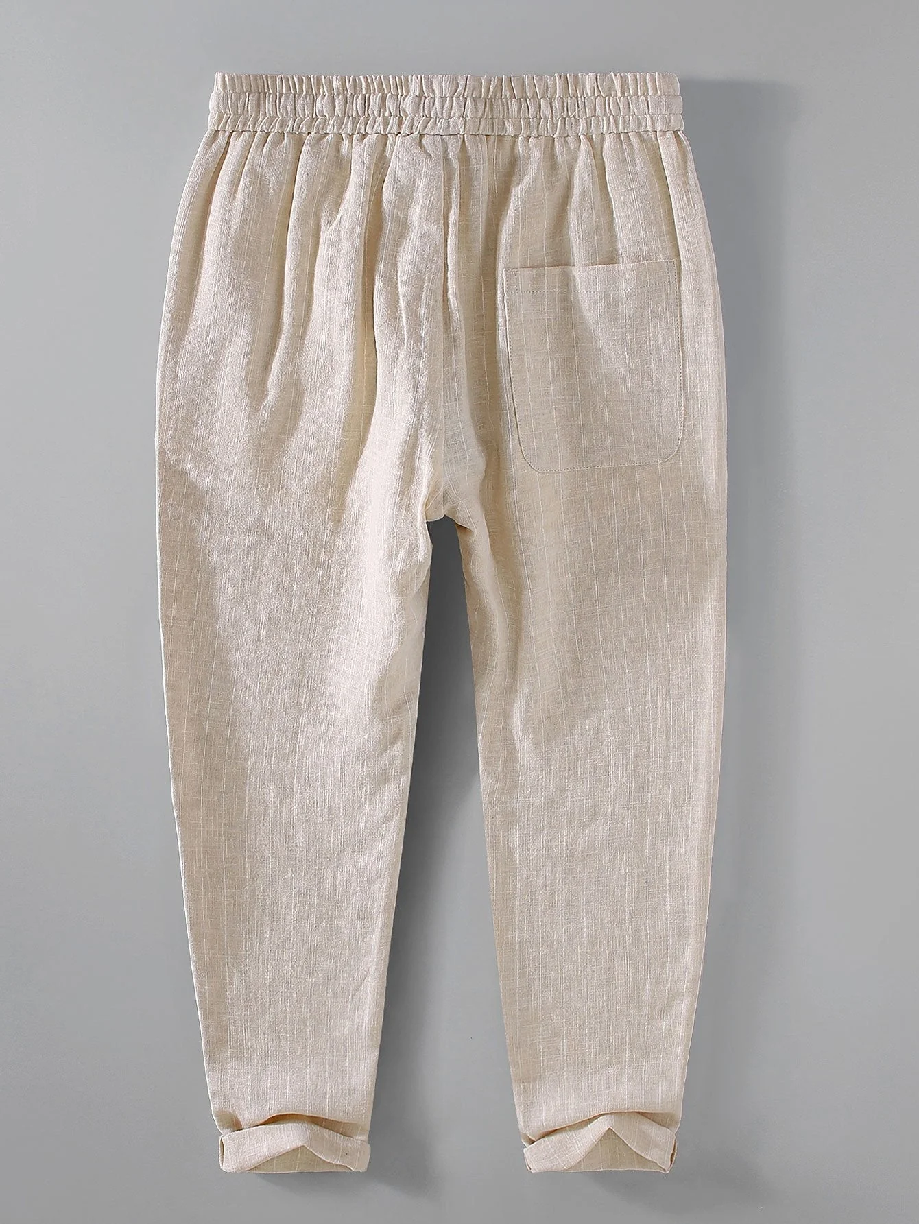 Jacinto® | Striped Linen Cotton Blend Cropped Pants - Image 6