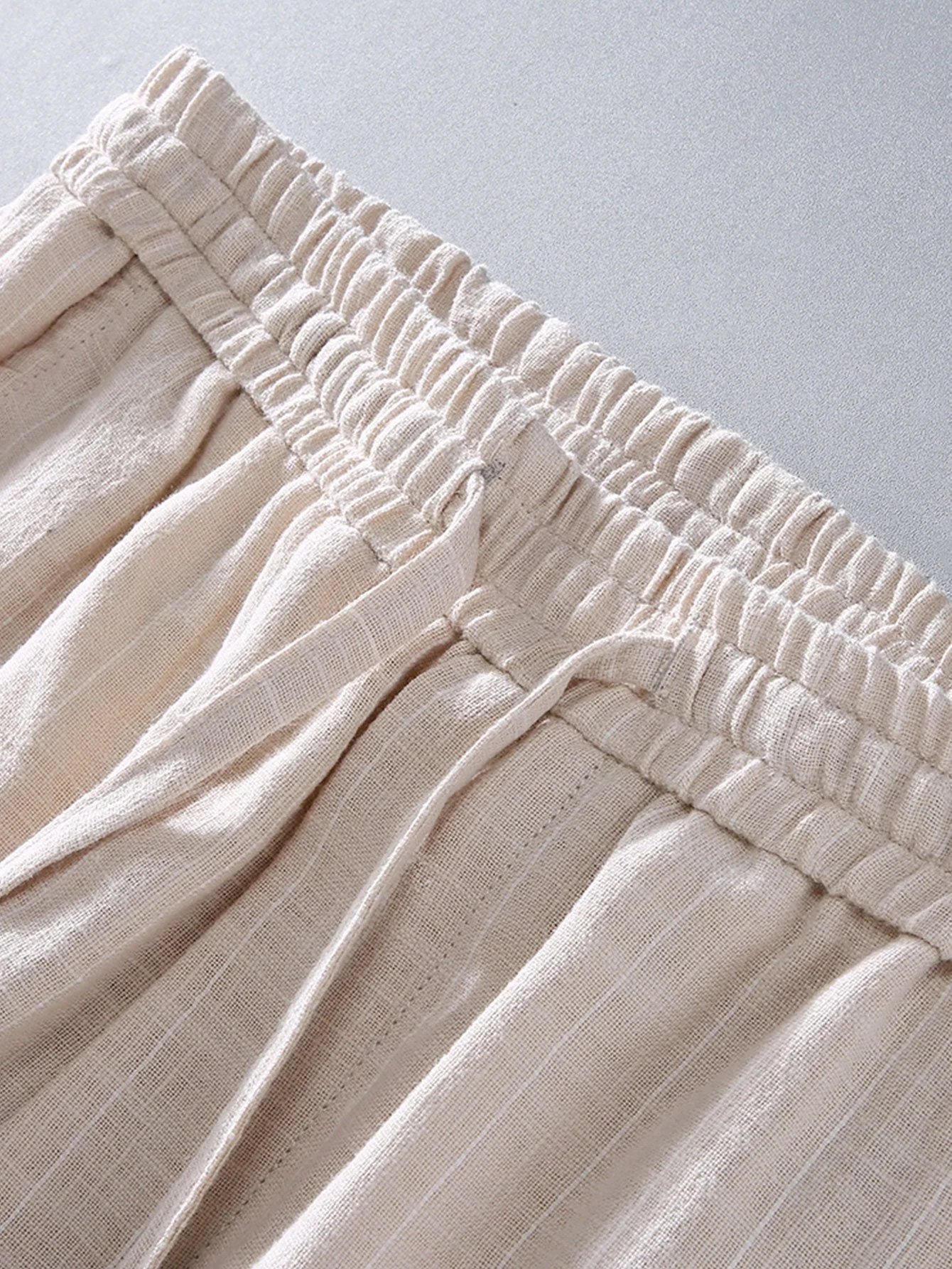 Jacinto® | Striped Linen Cotton Blend Cropped Pants - Image 7