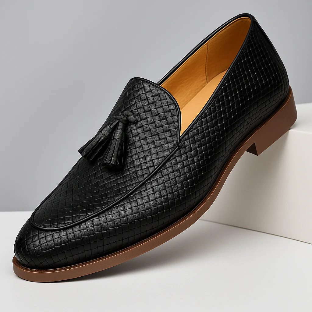 Jack | Lombardi Woven Tassel Loafers - Image 11