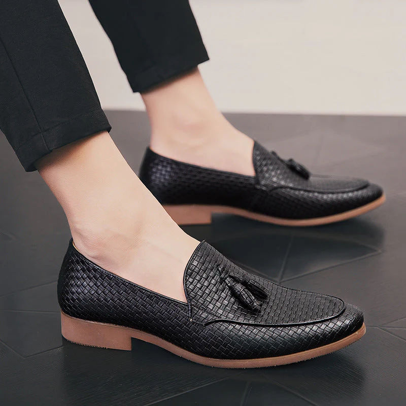 Jack | Lombardi Woven Tassel Loafers - Image 12
