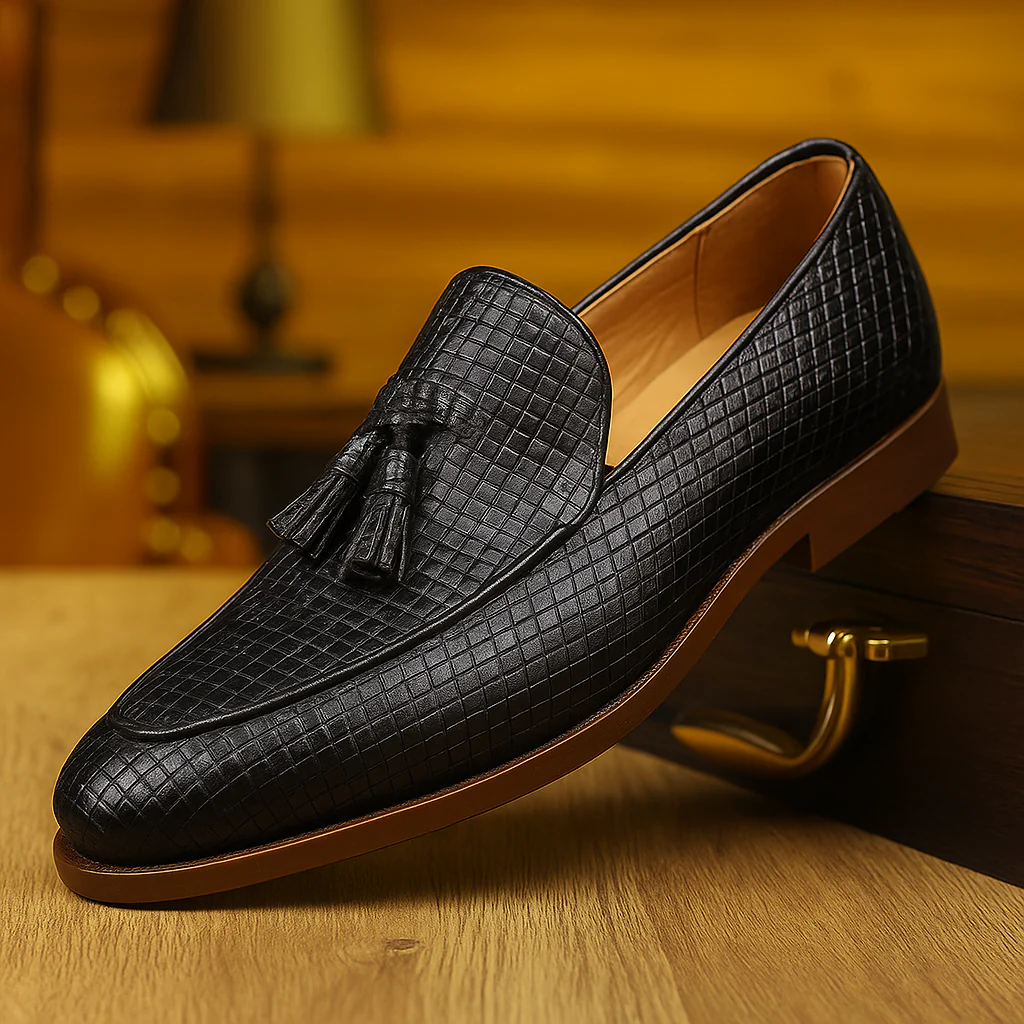 Jack | Lombardi Woven Tassel Loafers - Image 3