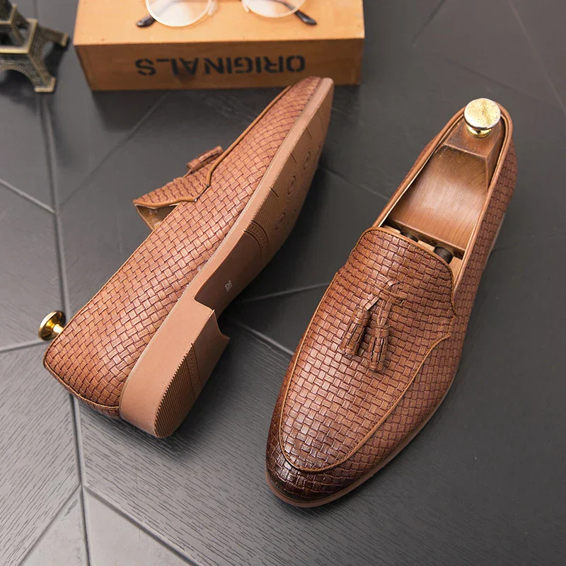Jack | Lombardi Woven Tassel Loafers - Image 6