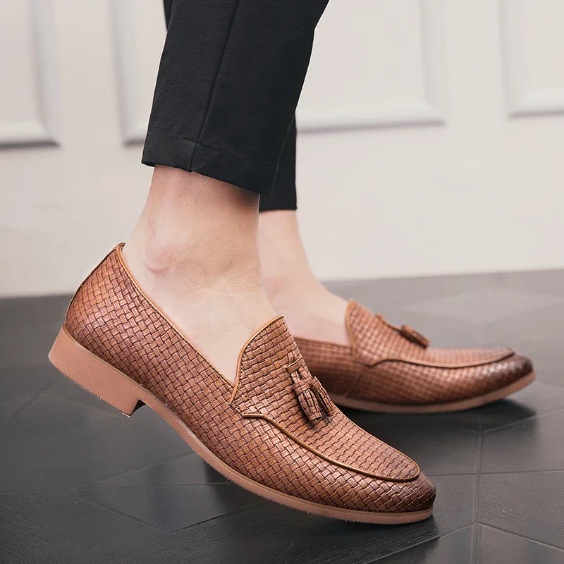 Jack | Lombardi Woven Tassel Loafers - Image 7