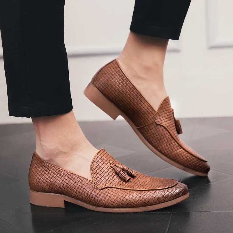 Jack | Lombardi Woven Tassel Loafers - Image 8