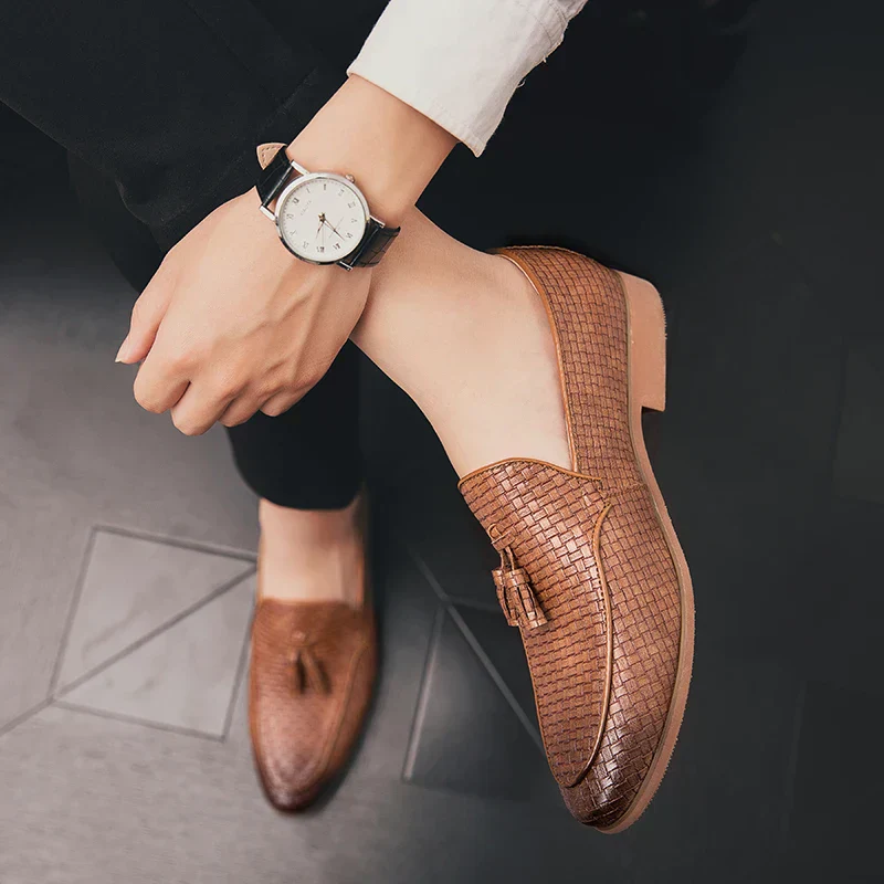 Jack | Lombardi Woven Tassel Loafers - Image 9