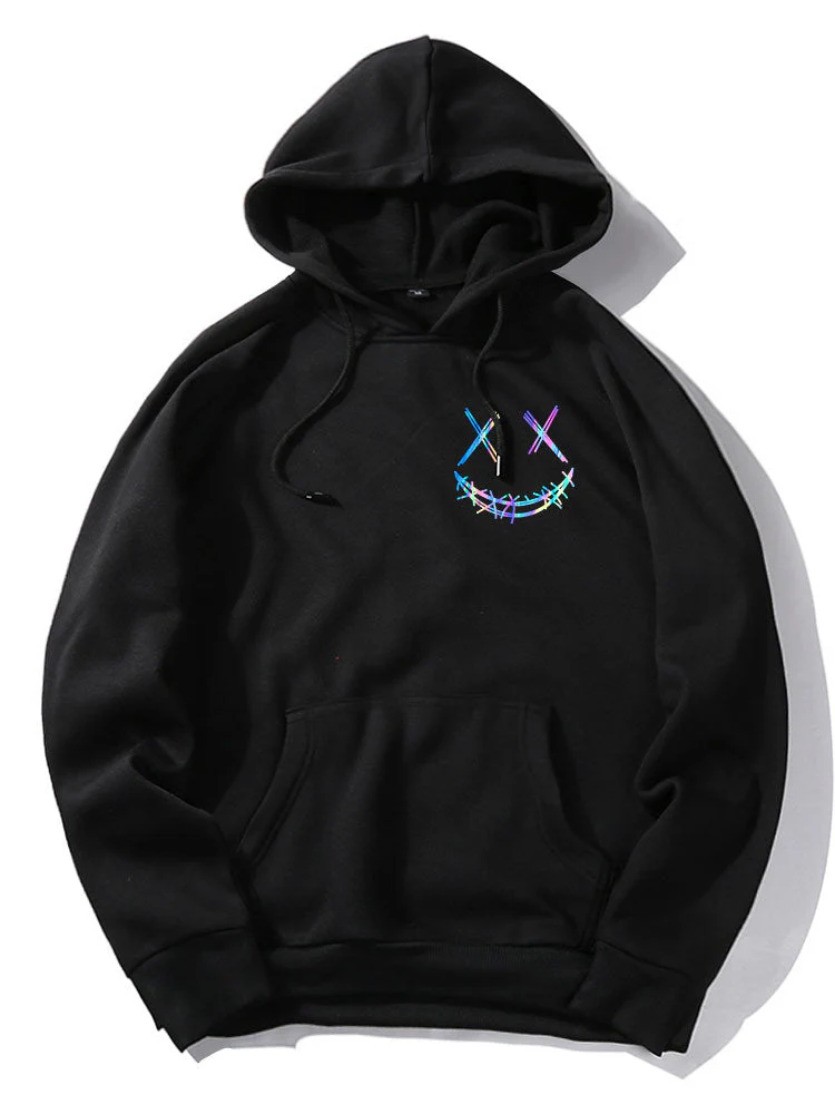 Jagger | Gradient Smiley Print Hoodie - Image 2