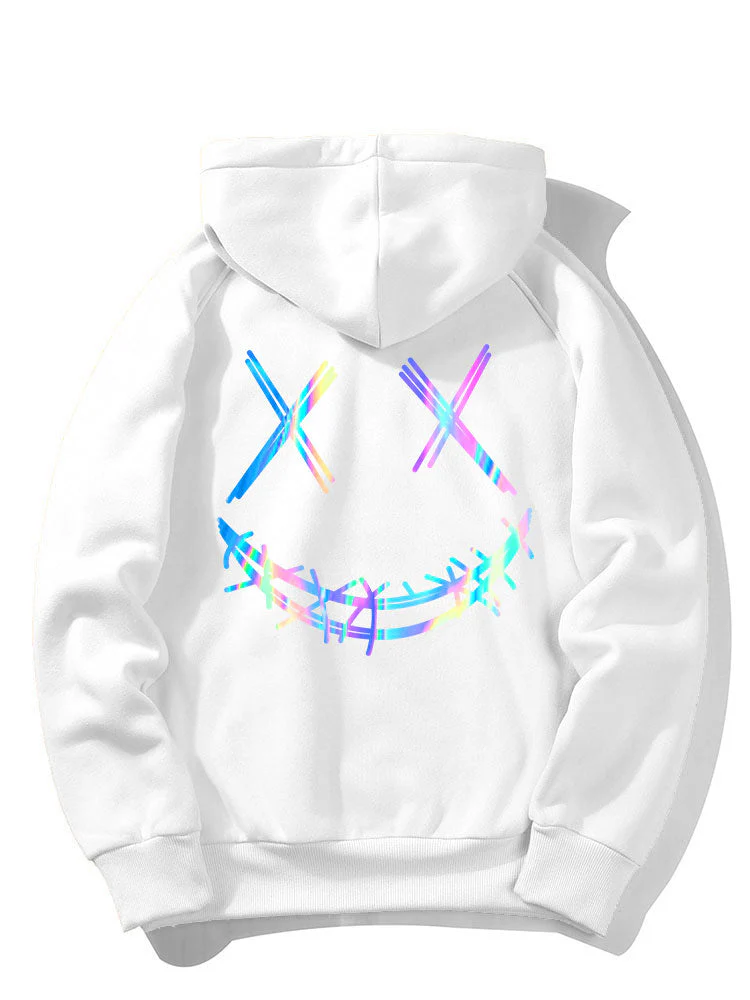 Jagger | Gradient Smiley Print Hoodie - Image 5