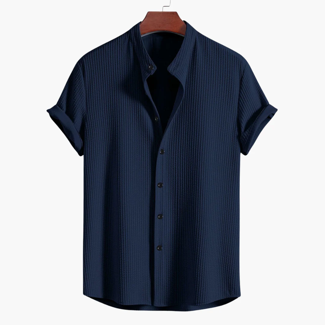 Jago | Men's stand-up collar shirt - Image 11