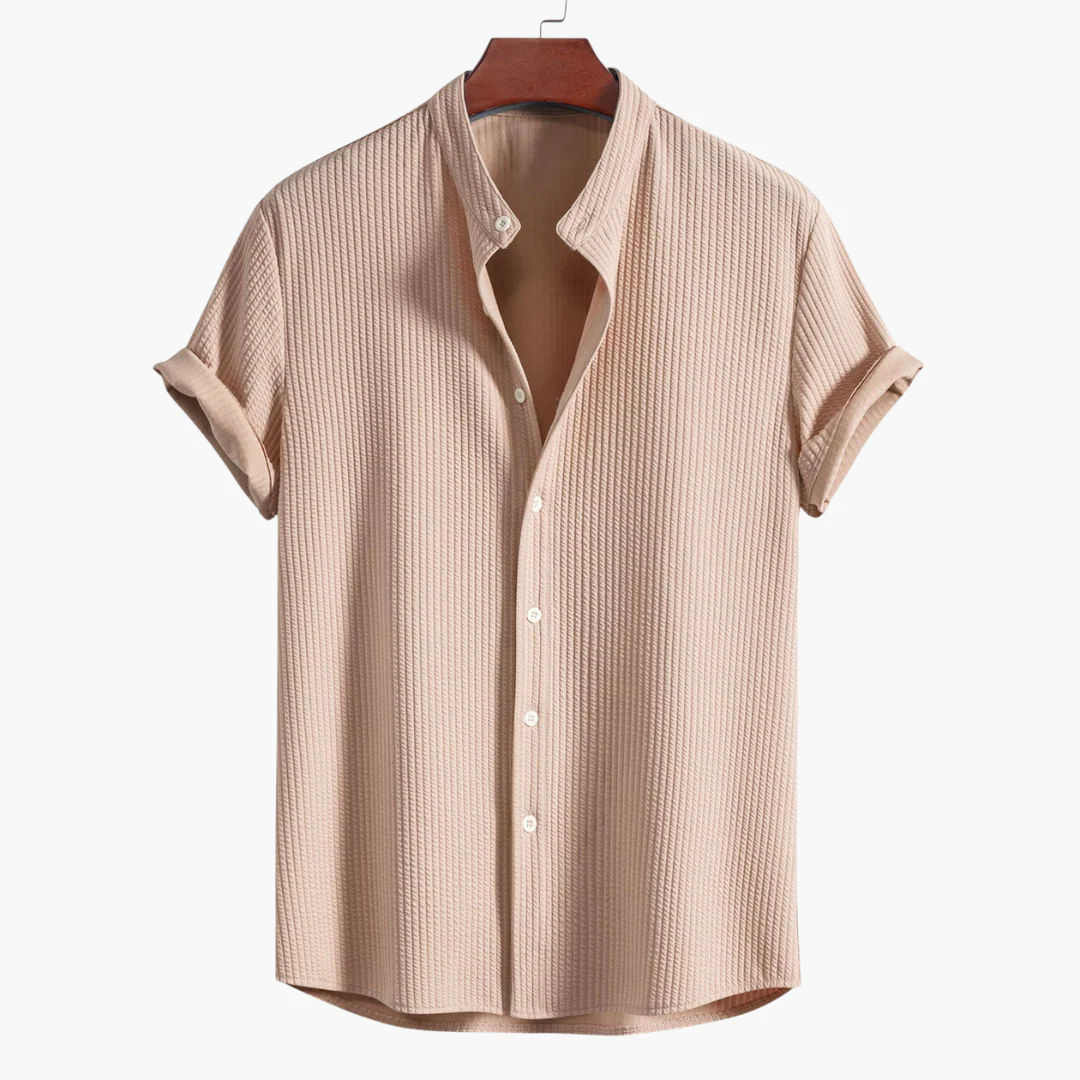 Jago | Men's stand-up collar shirt - Image 3