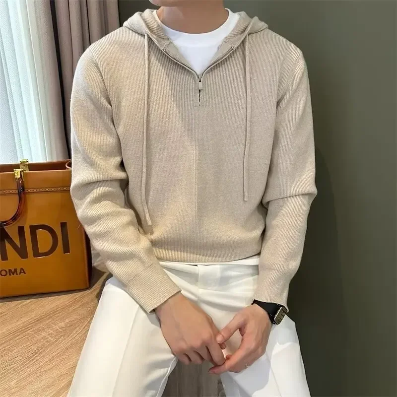 Jairo® | Knitted Zip-Up Hoodie - Image 2