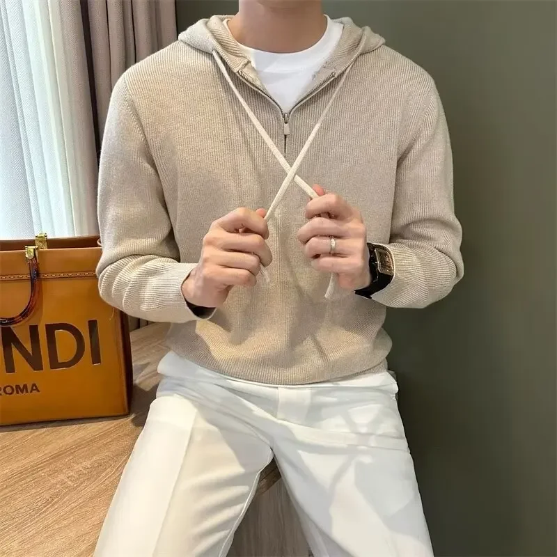 Jairo® | Knitted Zip-Up Hoodie - Image 3