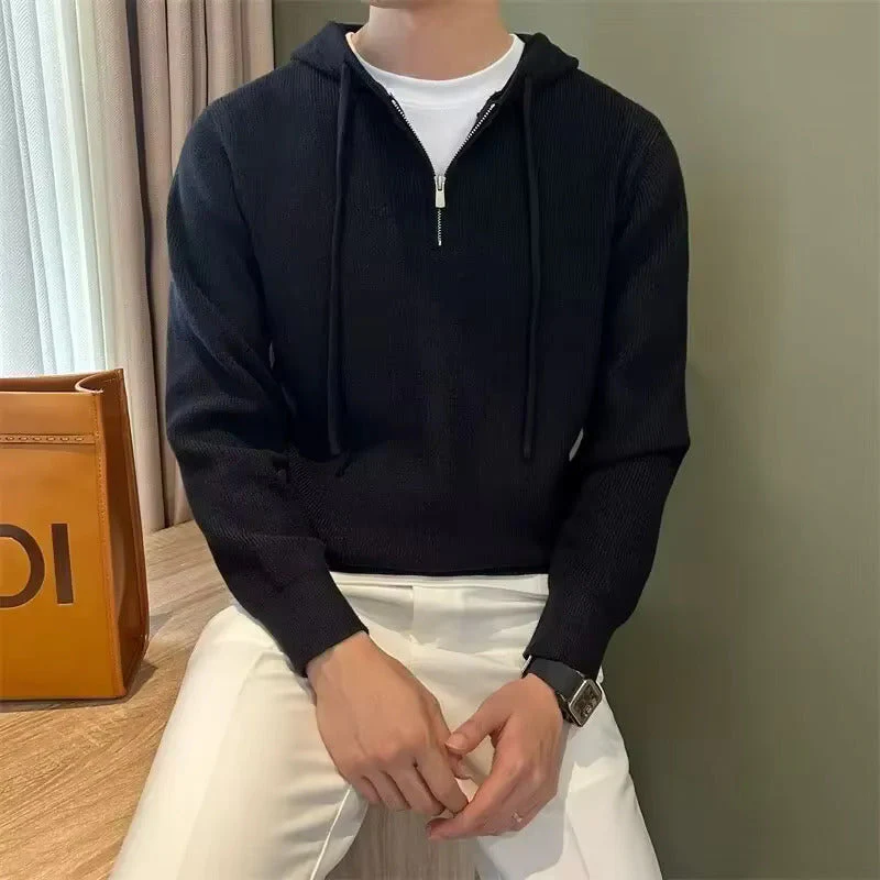 Jairo® | Knitted Zip-Up Hoodie - Image 6