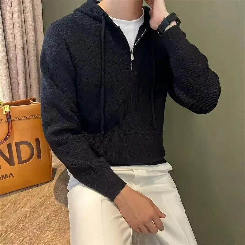 Jairo® | Knitted Zip-Up Hoodie - Image 7