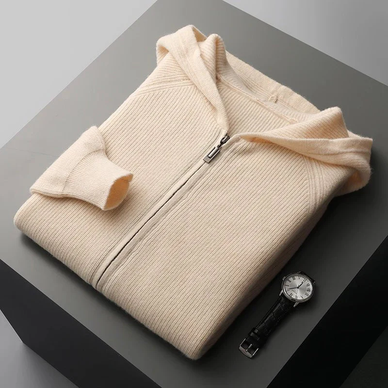 Jairo | Soft cashmere zip hoodie - Image 3