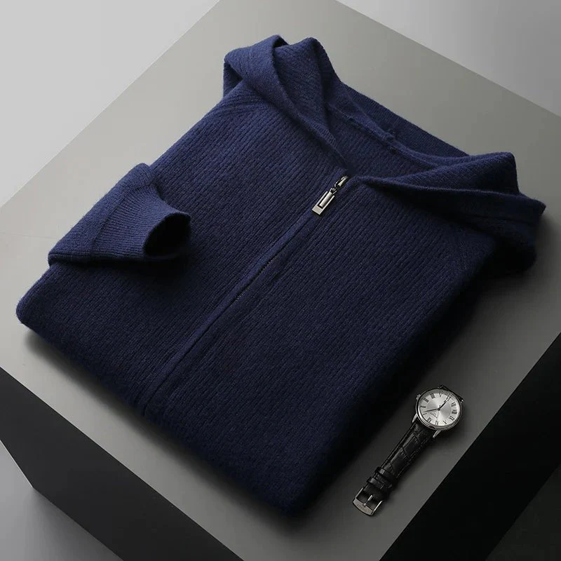 Jairo | Soft cashmere zip hoodie - Image 4