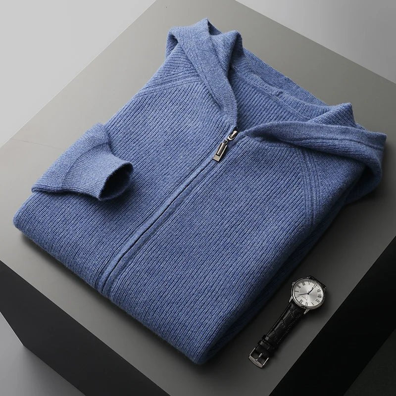 Jairo | Soft cashmere zip hoodie - Image 5