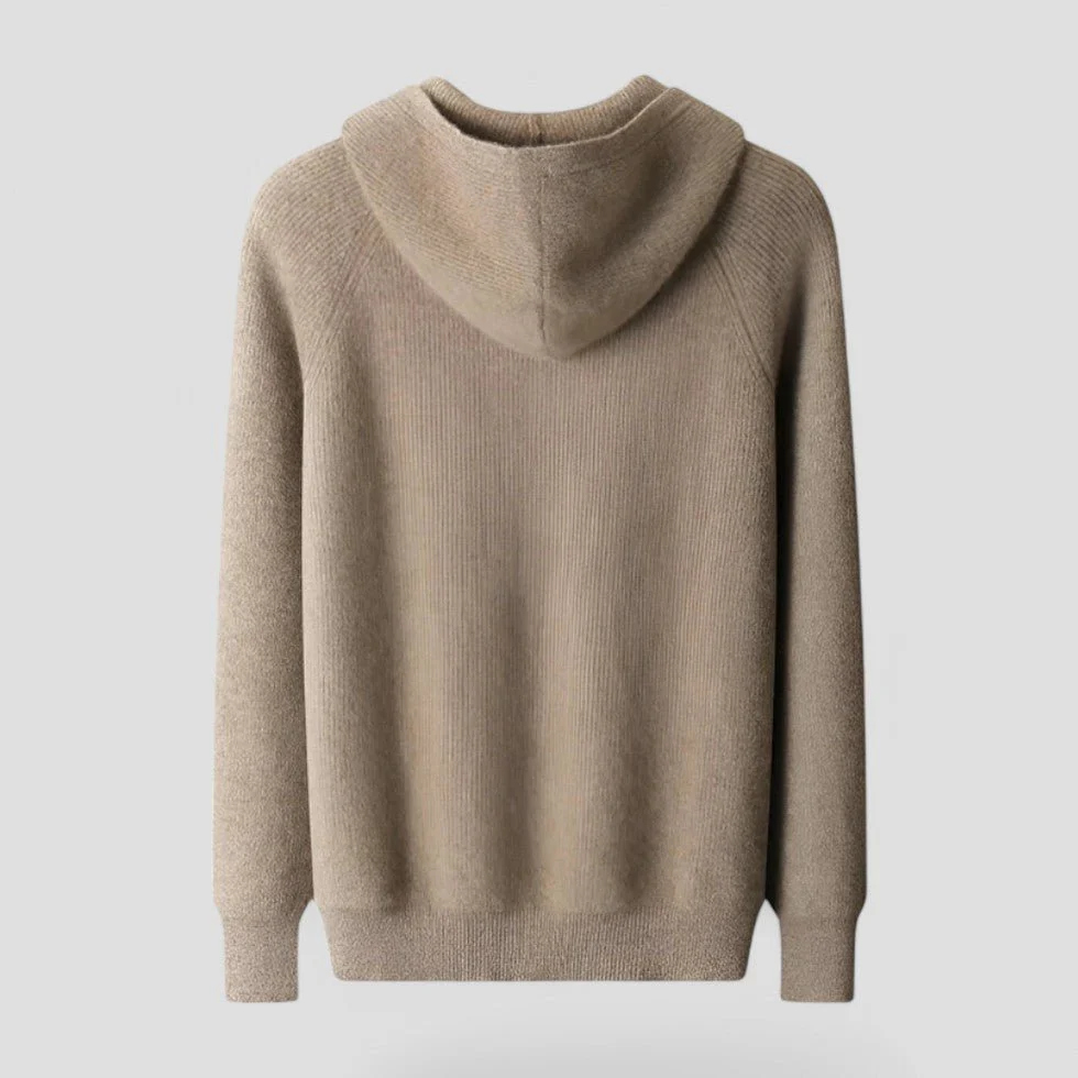 Jairo | Soft cashmere zip hoodie - Image 6