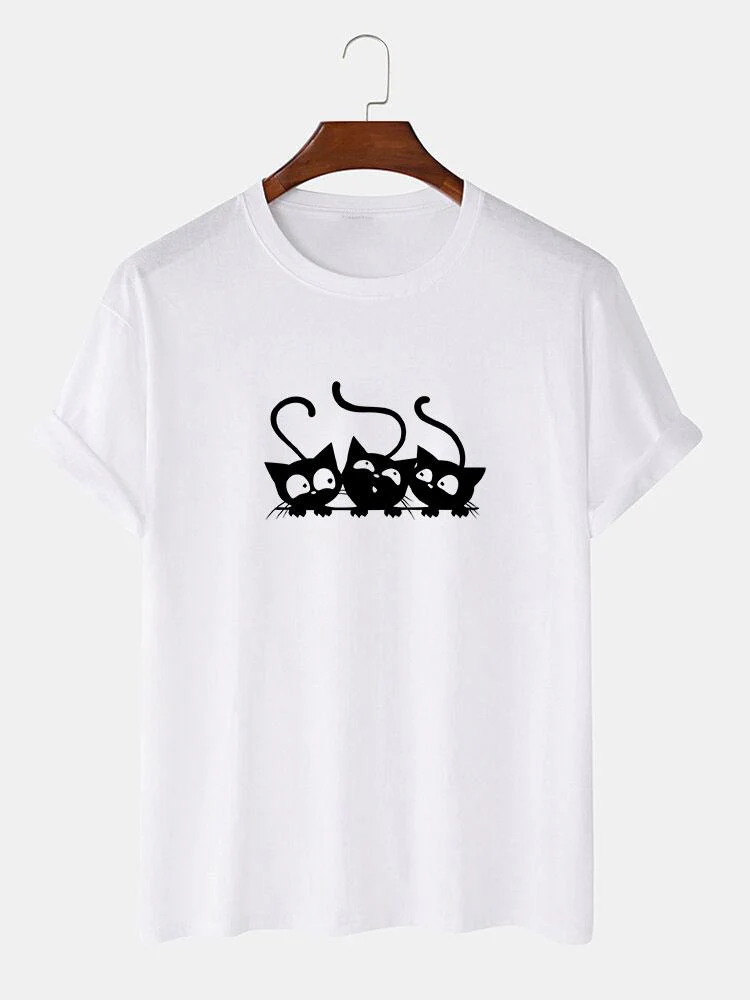 Jake® | Three Kittens Print T-Shirt - Image 3