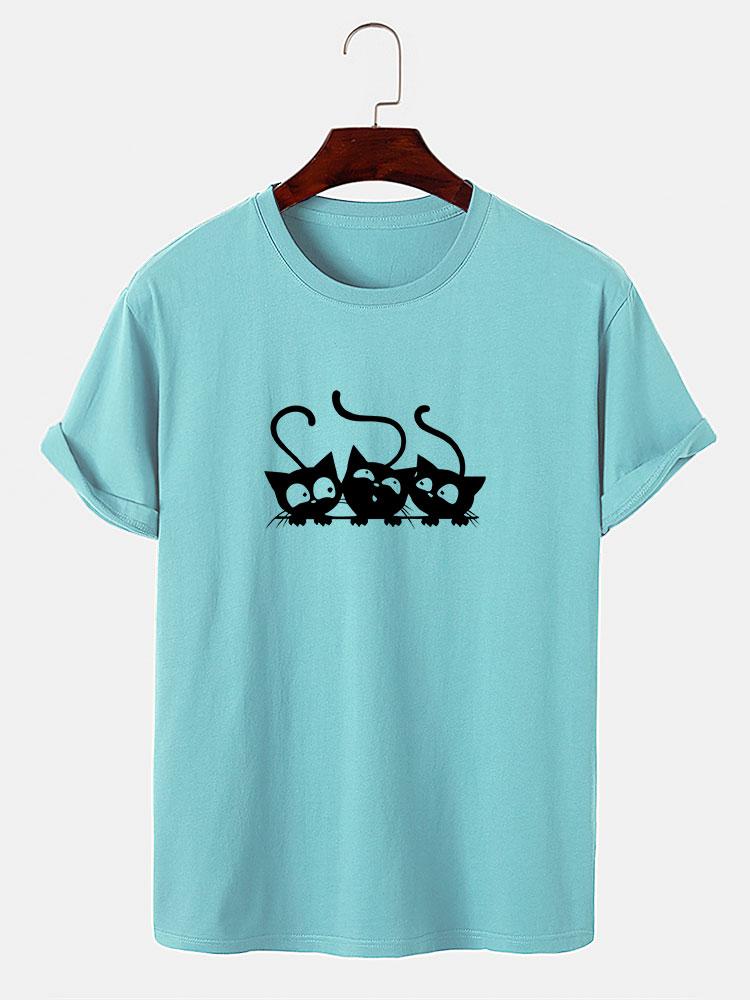 Jake® | Three Kittens Print T-Shirt - Image 5